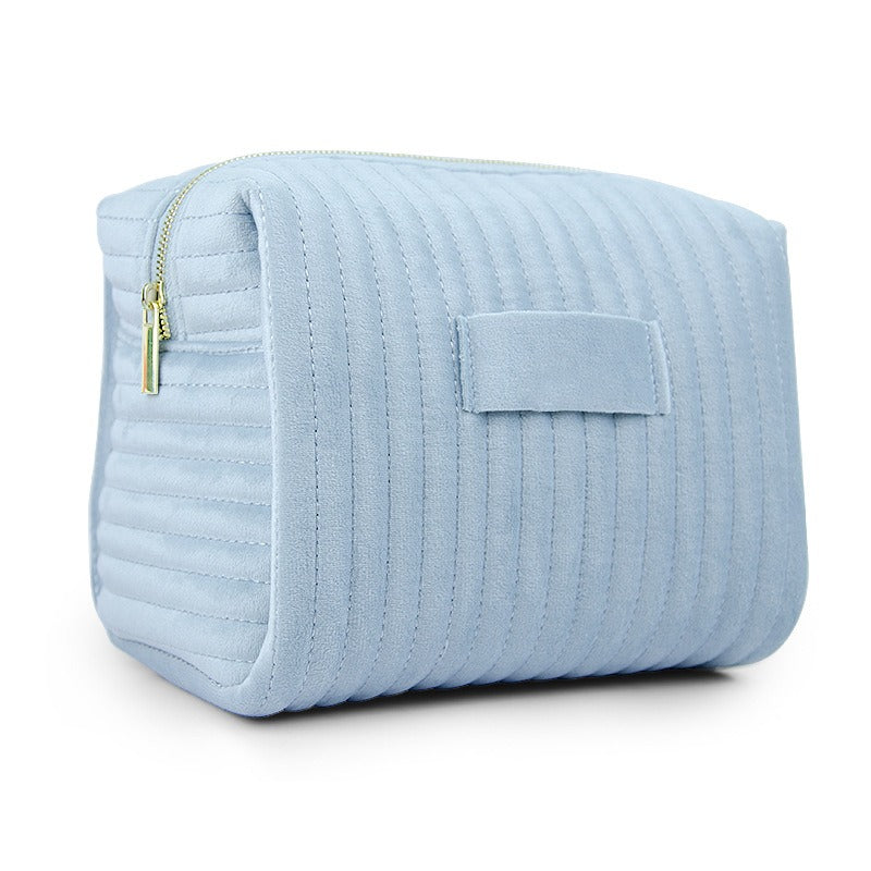 Organizer Trucchi Unisex in Velluto Compatto