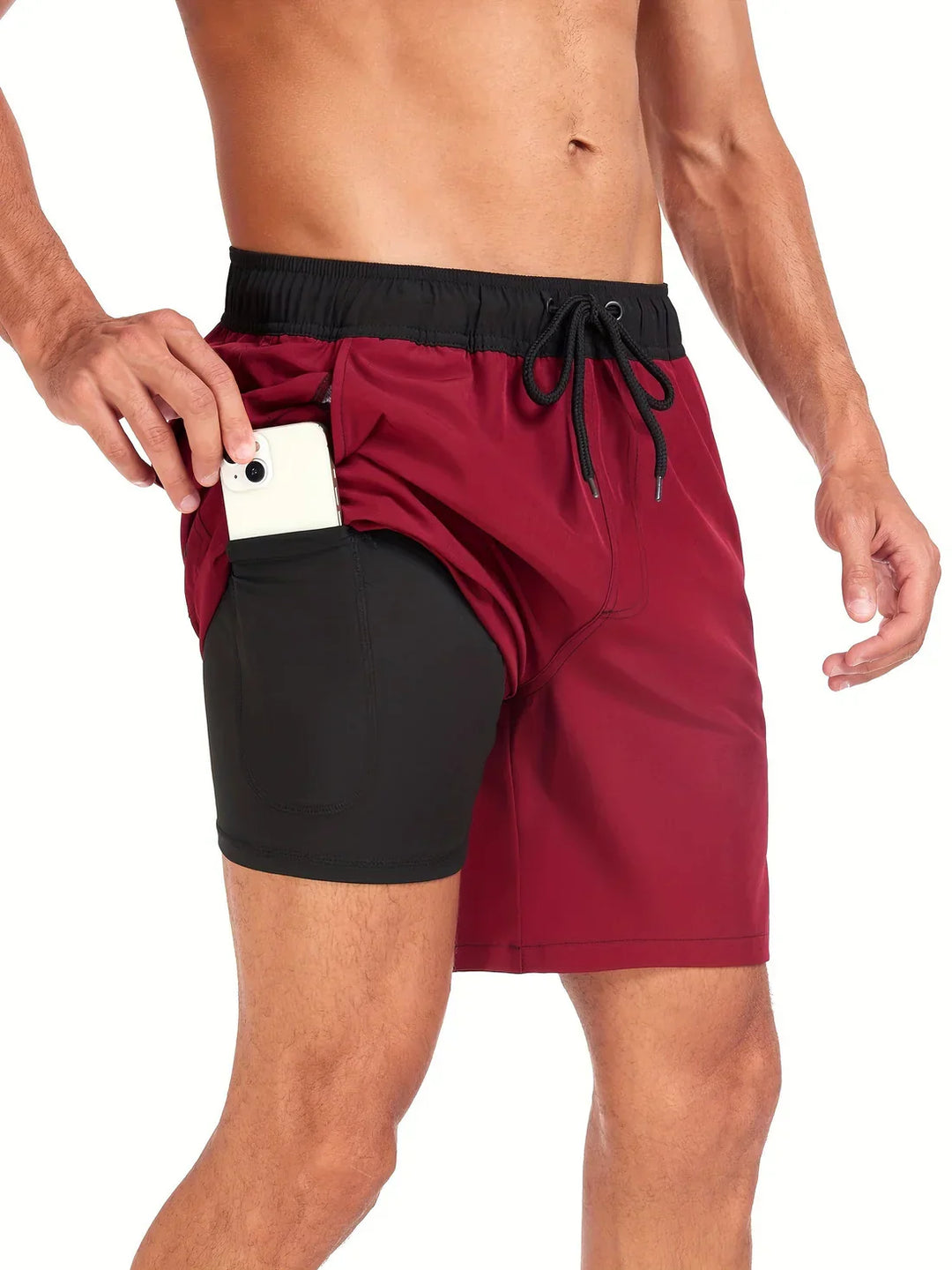 Pantaloncini Uomo Sportivi Asciugatura Rapida Vestibilità Comoda - Vesarelli