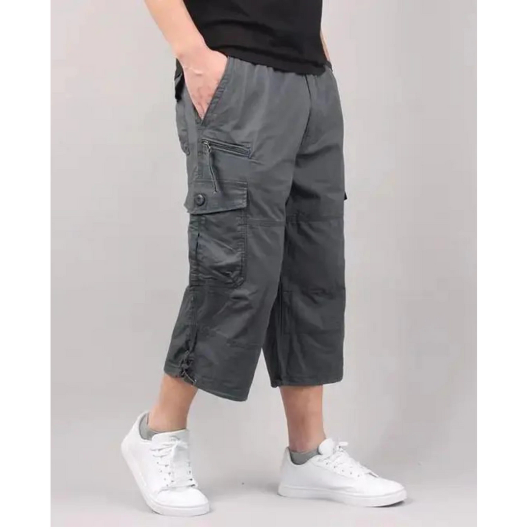 Pantaloncini Uomo Leggeri Tessuto Funzionale Tasche