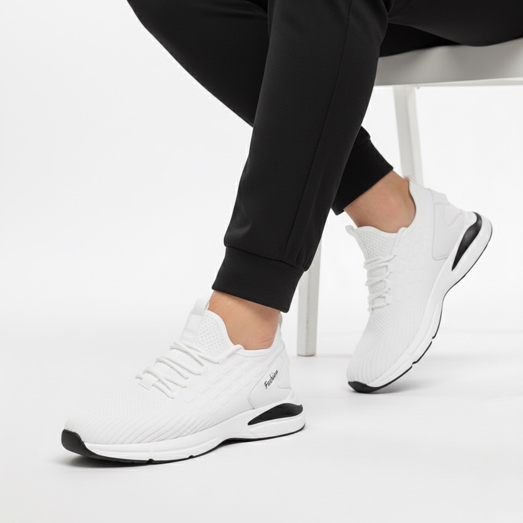 Sneakers Uomo Traspiranti Comfort Rialzate Quotidiane