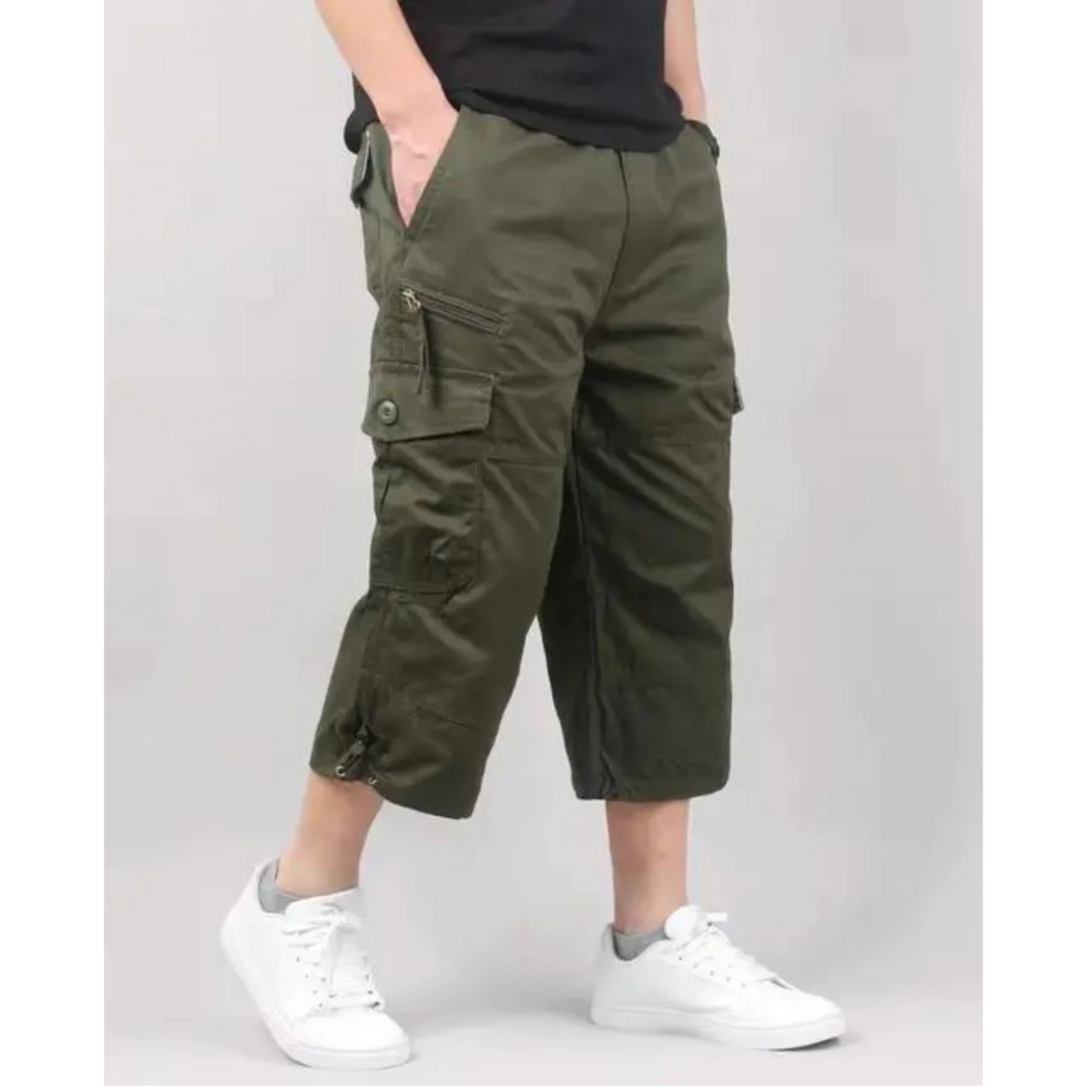 Pantaloncini Uomo Leggeri Tessuto Funzionale Tasche