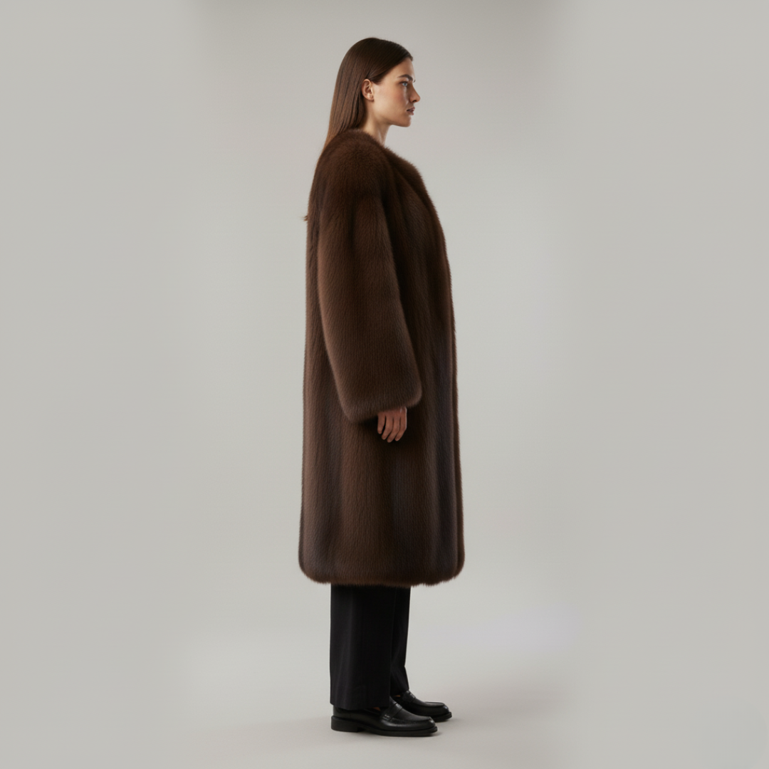 Giacca Donna in Pelliccia Sintetica Vestibilità Classica - Vesarelli