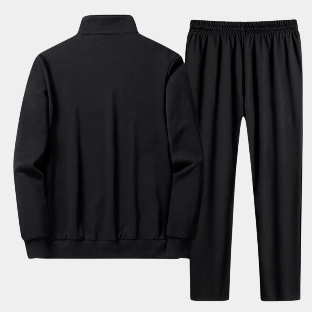 Completo Tuta Uomo Giacca con Cerniera Pantaloni Jogging Comodi - Vesarelli