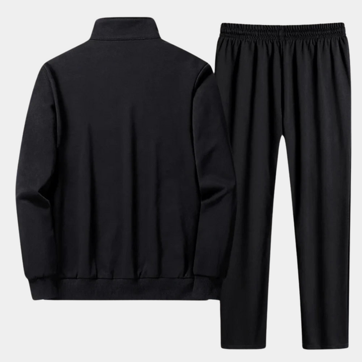 Completo Tuta Uomo Giacca con Cerniera Pantaloni Jogging Comodi - Vesarelli