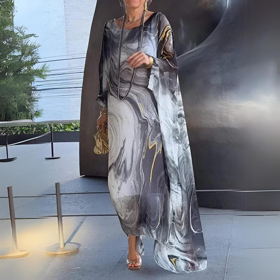 Abito Donna in Seta e Chiffon Elegante