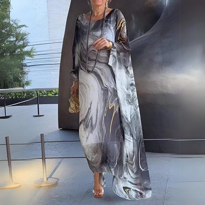 Abito Donna in Seta e Chiffon Elegante