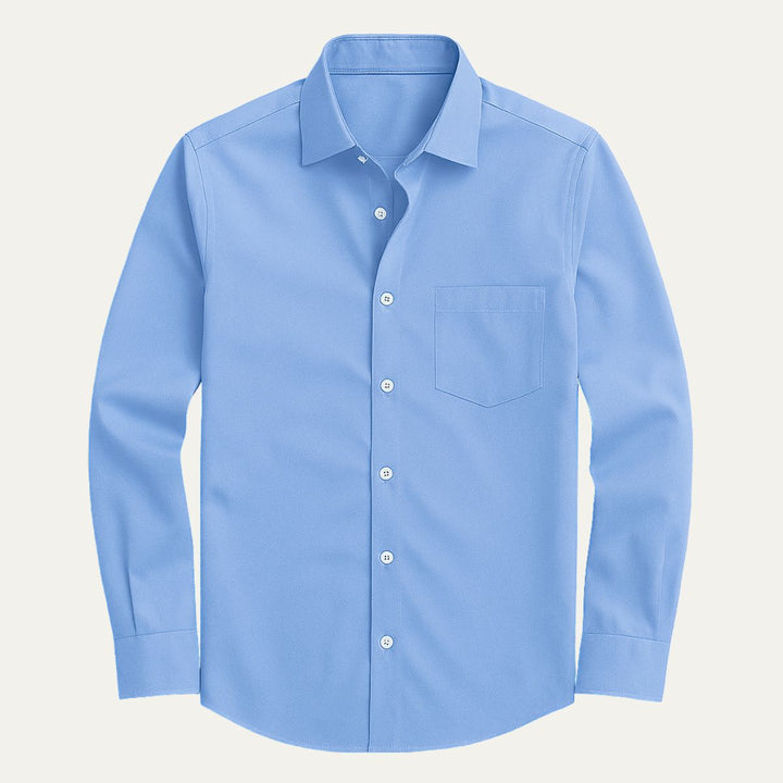 Camicia Uomo Formale Tessuto Lucido Slim Fit