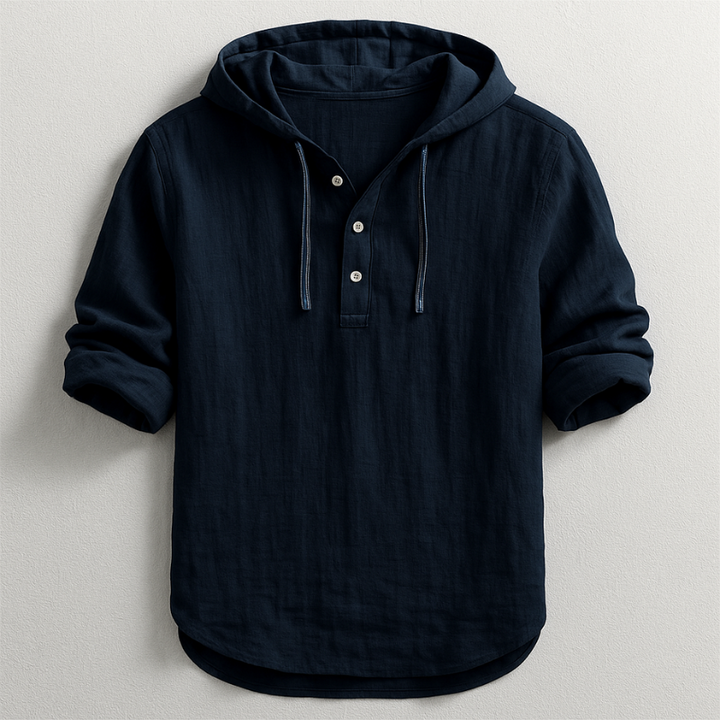 Felpa Uomo con Cappuccio Tessuto Morbido Vestibilità Casual
