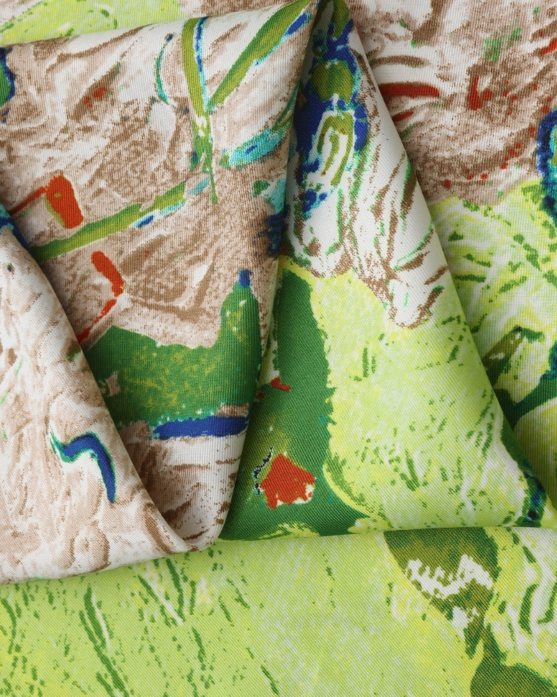 Foulard Donna Twill Seta Morbido Artigianale