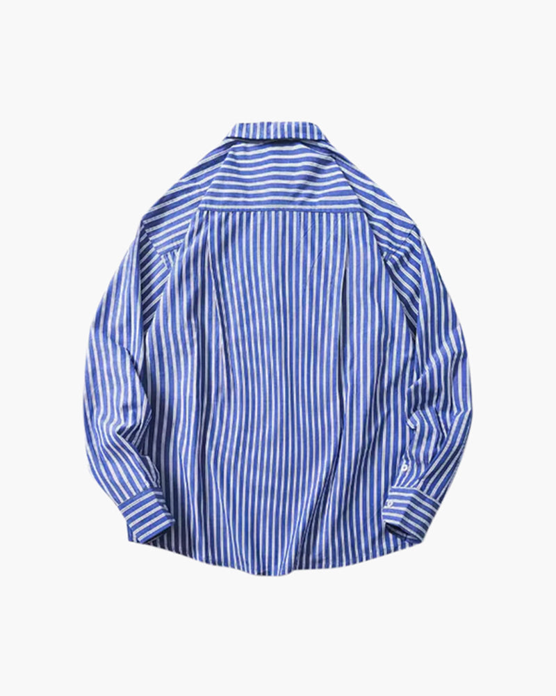 Camicia Oversize Uomo Tessuto Leggero Stile Moderno