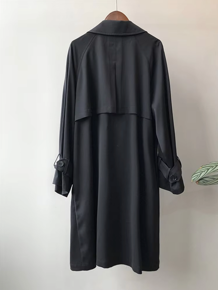Trench Donna Impermeabile Lungo Stile Casual