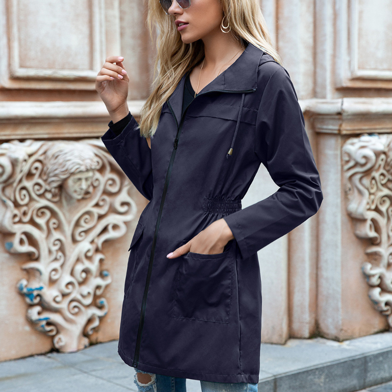 Parka Donna Impermeabile Giacca Outdoor Stile Chic