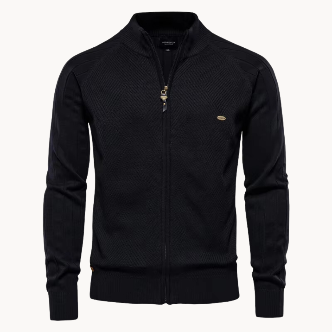 Giacca Uomo Ibrida con Zip Stile Moderno