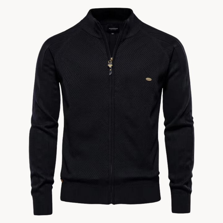 Giacca Uomo Ibrida con Zip Stile Moderno