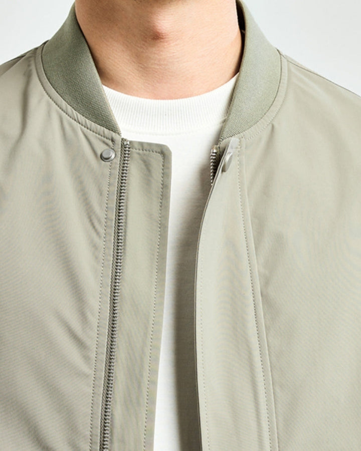 Giacca Bomber Uomo Tessuto Leggero Vestibilità Comfort