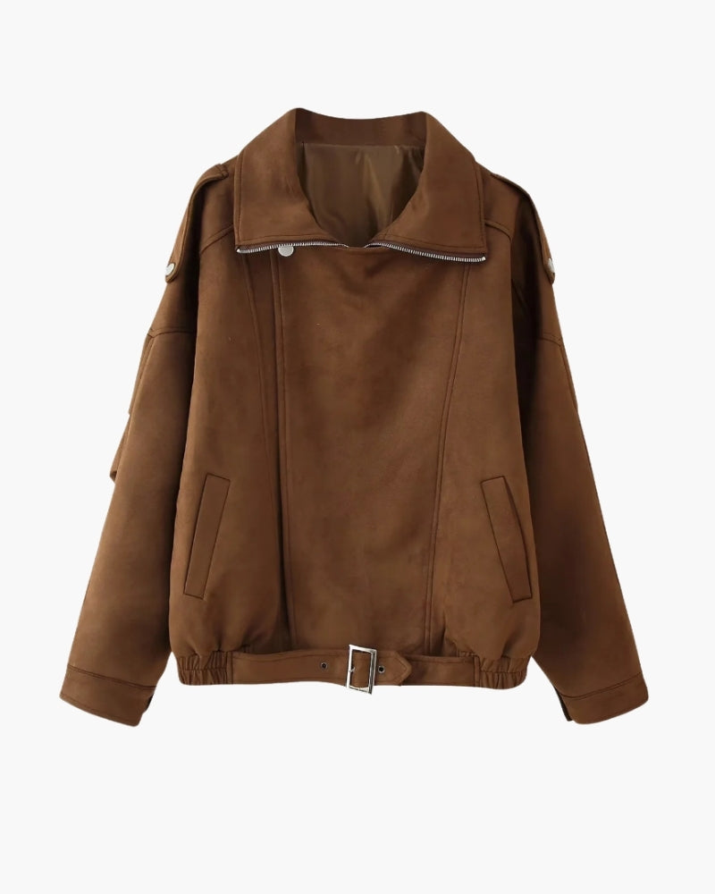 Giacca Donna in Velluto Drappeggiata Stile Vintage - Vesarelli