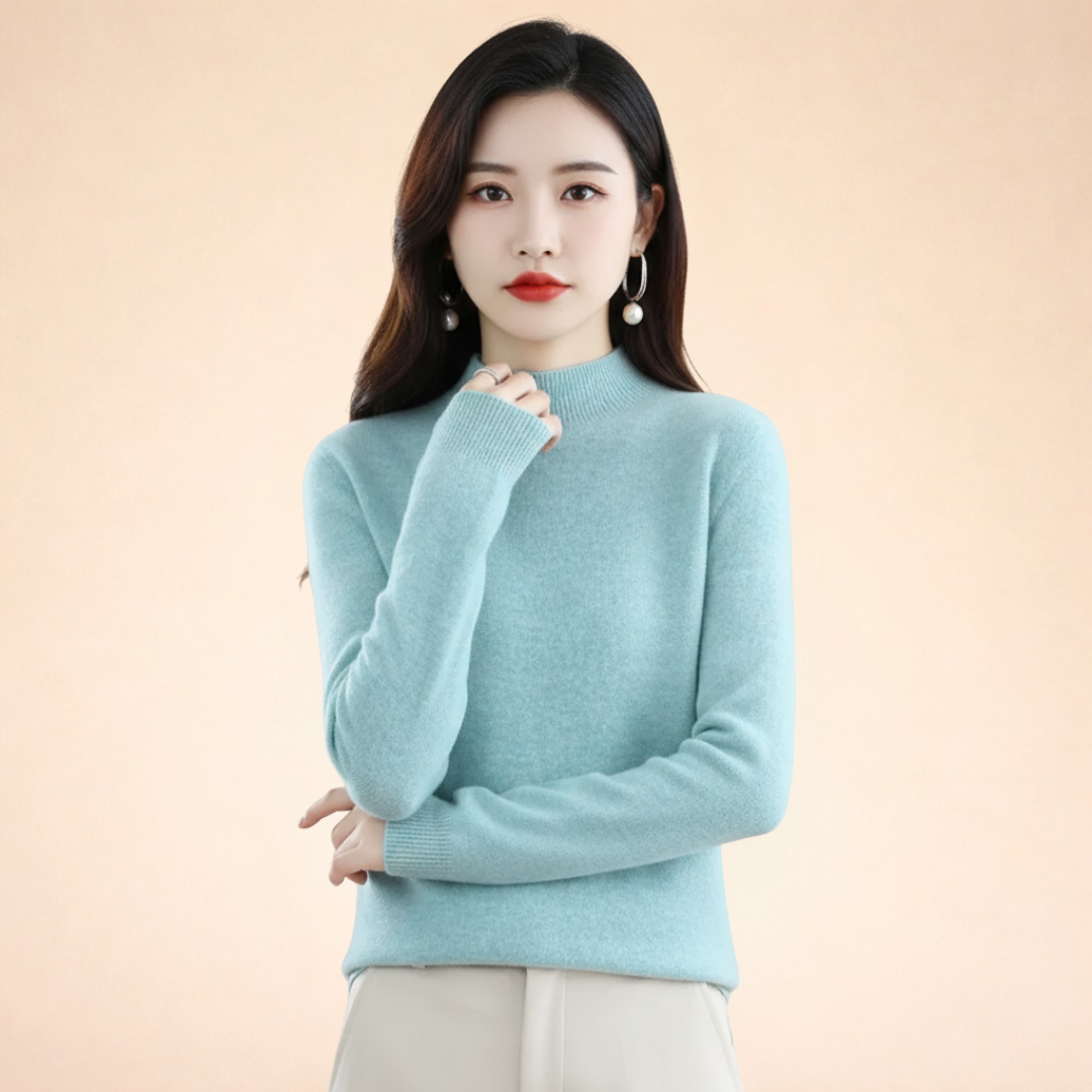 Maglione Donna in Lana Calda Vestibilità Classica