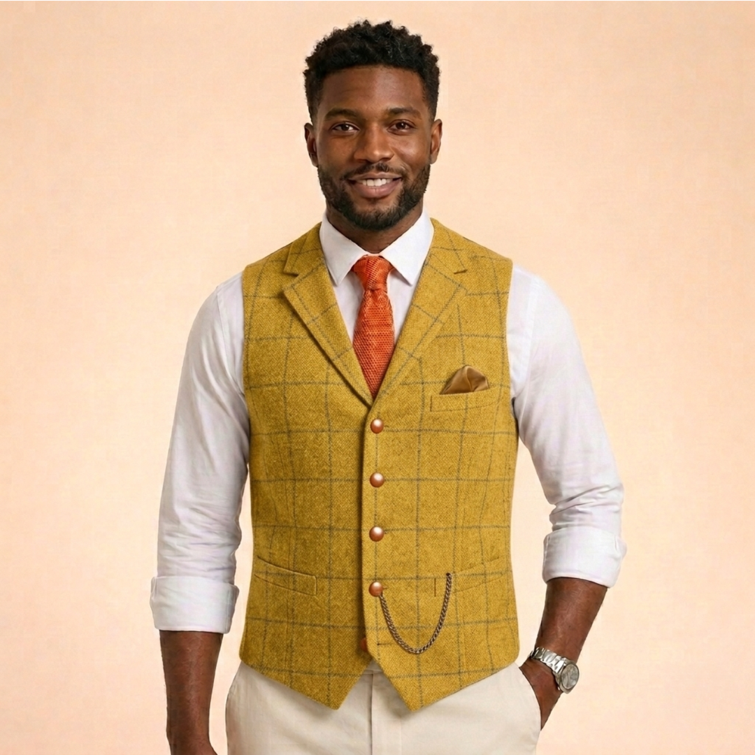 Gilet Uomo Elegante Senza Maniche Comodo