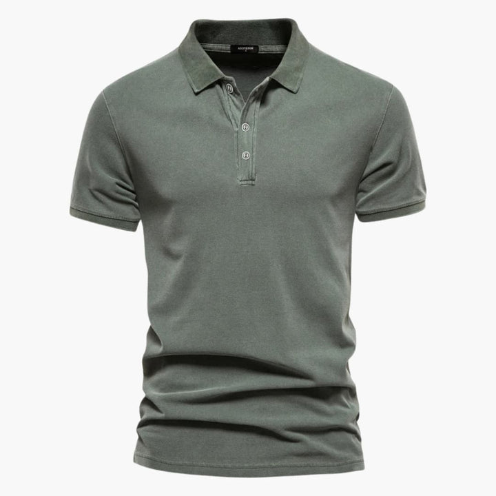 Polo Uomo Cotone Leggera Traspirante Manica Corta Vestibilità Classica - Vesarelli