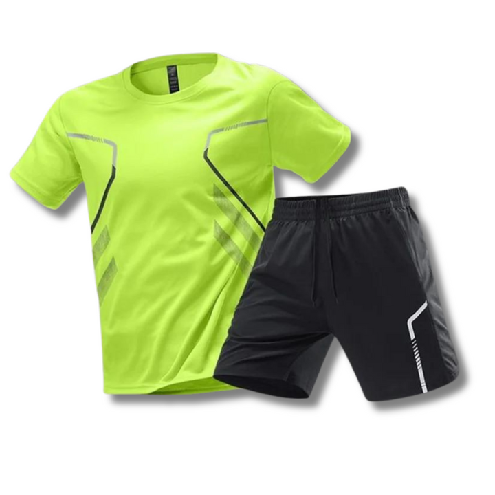 Abbigliamento Sportivo Uomo Tessuto Traspirante Vestibilità Estiva
