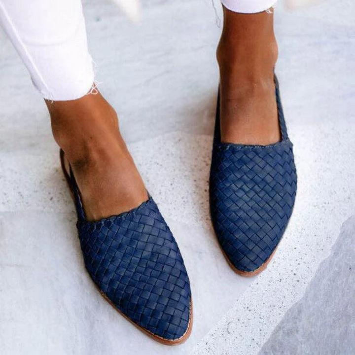 Ballerina Donna Intrecciata Materiale Vegano Classica