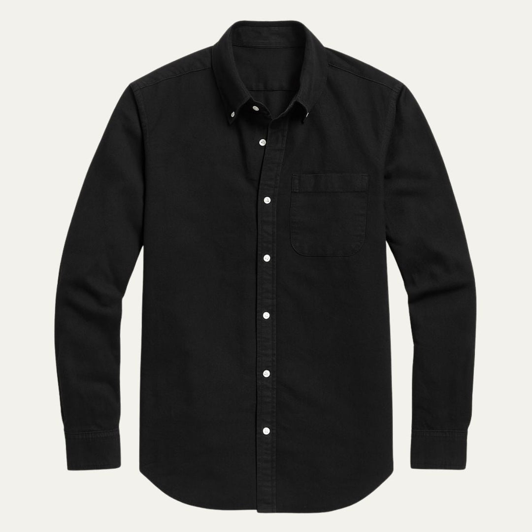 Camicia Uomo in Cotone Jeans Stile Casual