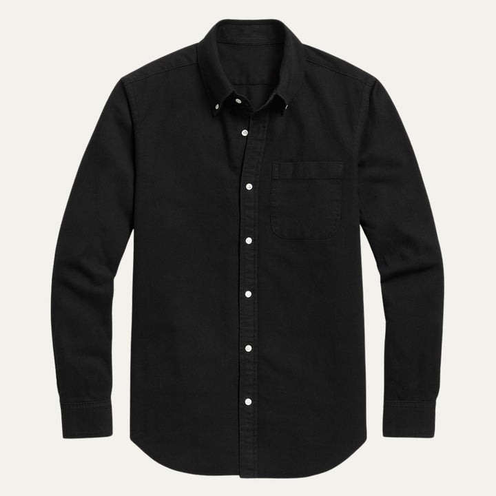 Camicia Uomo in Cotone Jeans Stile Casual