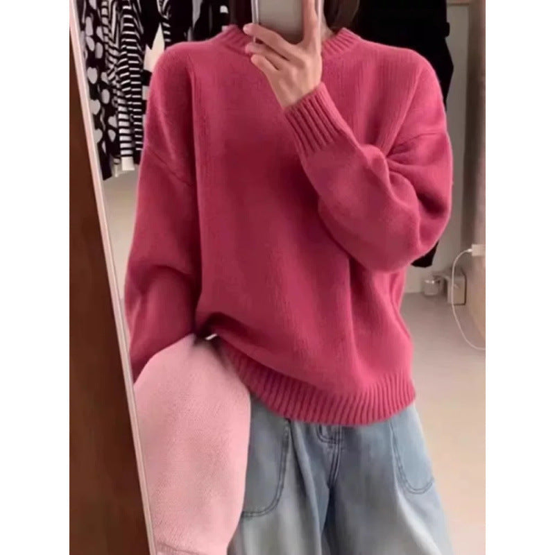 Maglione Donna Oversize in Misto Mohair Ampio