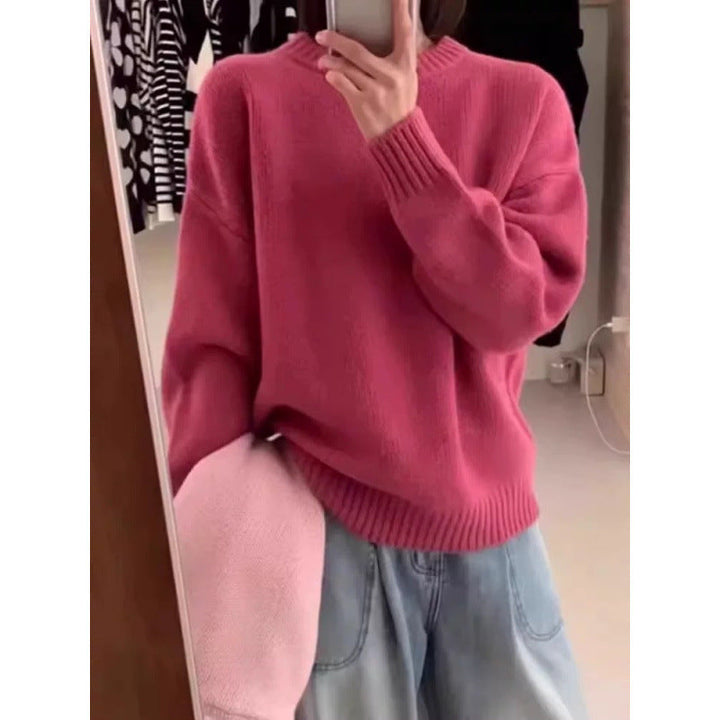 Maglione Donna Oversize in Misto Mohair Ampio