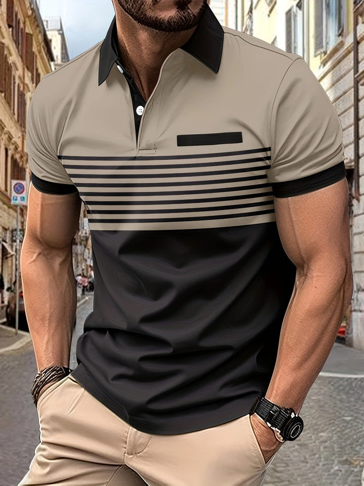 Polo Uomo Cotone Estiva Manica Corta Classica