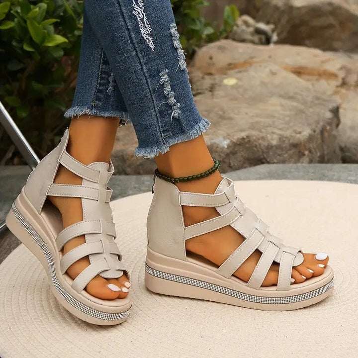 Sandali Ortopedici Donna Strass Moderni Comodi