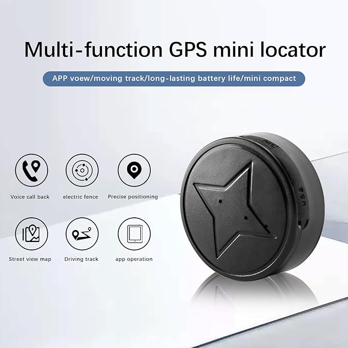 Localizzatore GPS Compatto Magnetico Tracciamento in Tempo Reale