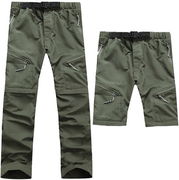 Pantaloni Uomo Outdoor Materiale Ad Asciugatura Rapida Zip-Off - Vesarelli