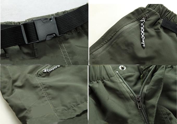Pantaloni Uomo Outdoor Materiale Ad Asciugatura Rapida Zip-Off
