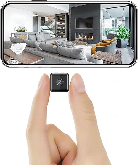 Telecamera Sicurezza Wireless HD 1080P Compatta Visione Notturna Uomo - Vesarelli