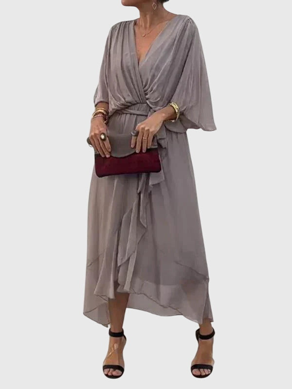Abito Donna Elegante Vestibilità Slim Design Raffinato