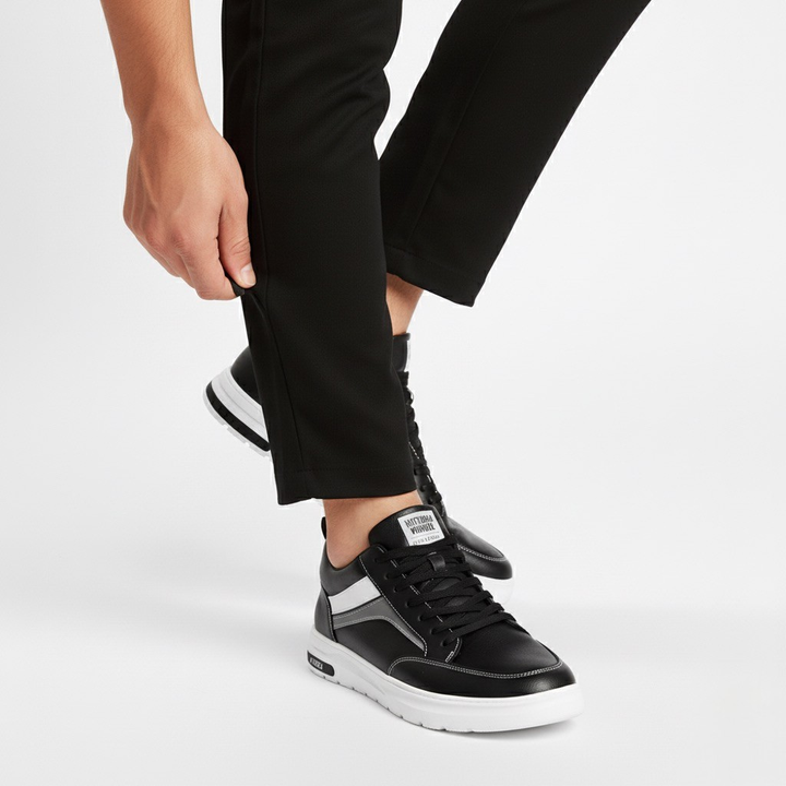 Sneakers Donna con Rialzo Interno e Dettagli Laterali Comfort