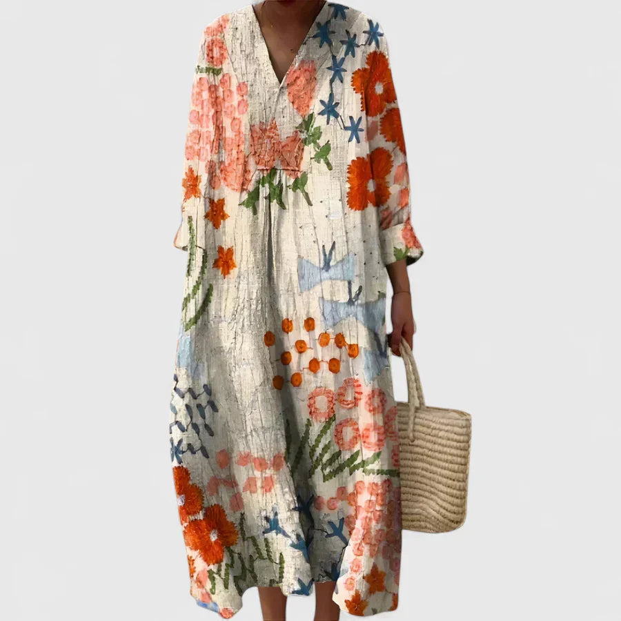 Vestito Donna Tessuto Morbido Vestibilità Confortevole Quotidiano - Vesarelli