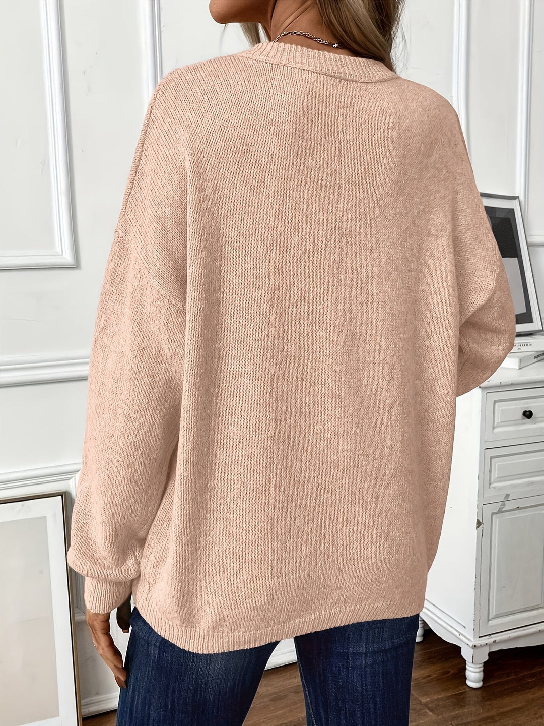 Maglione Donna Casual Scollo Tondo Morbido