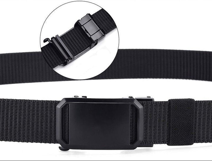 Cintura Uomo in Nylon Resistente Fibbia Automatica Stile Outdoor