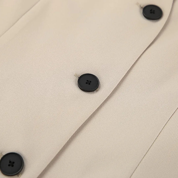Completo Donna Blazer e Pantaloni Tessuto Raffinato Moderno