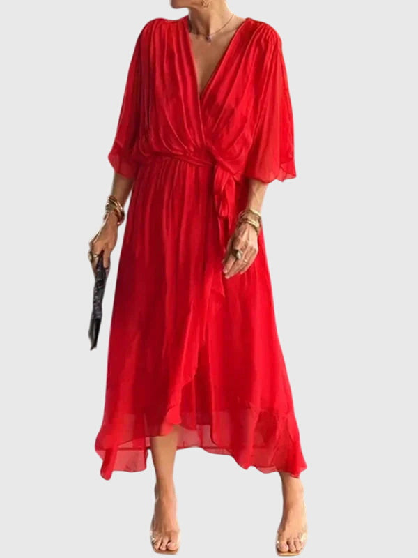 Abito Donna Elegante Vestibilità Slim Design Raffinato