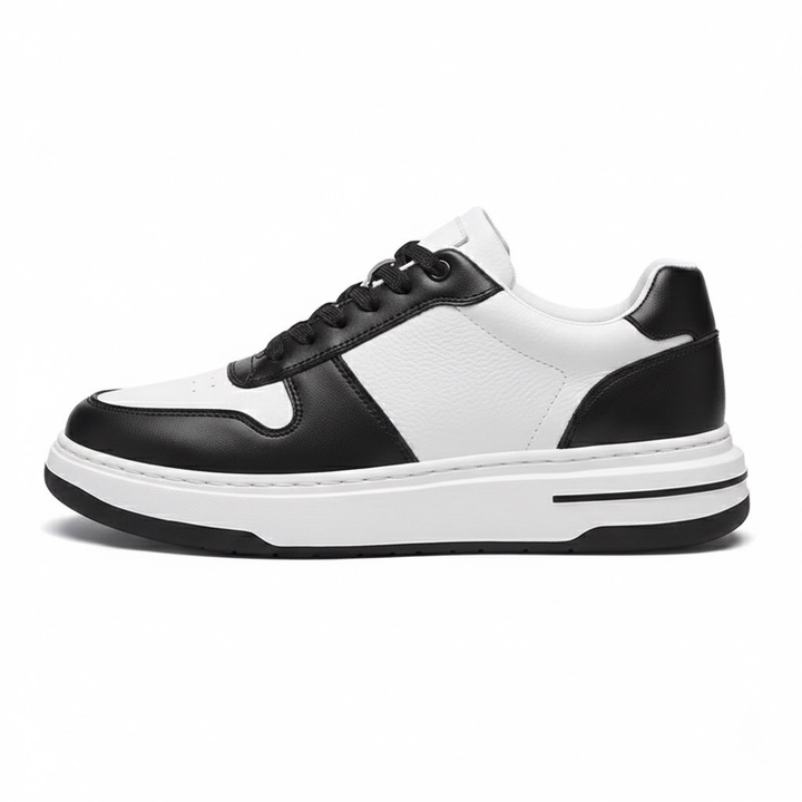 Sneakers Uomo con Rialzo Invisibile Design Minimal Comfort