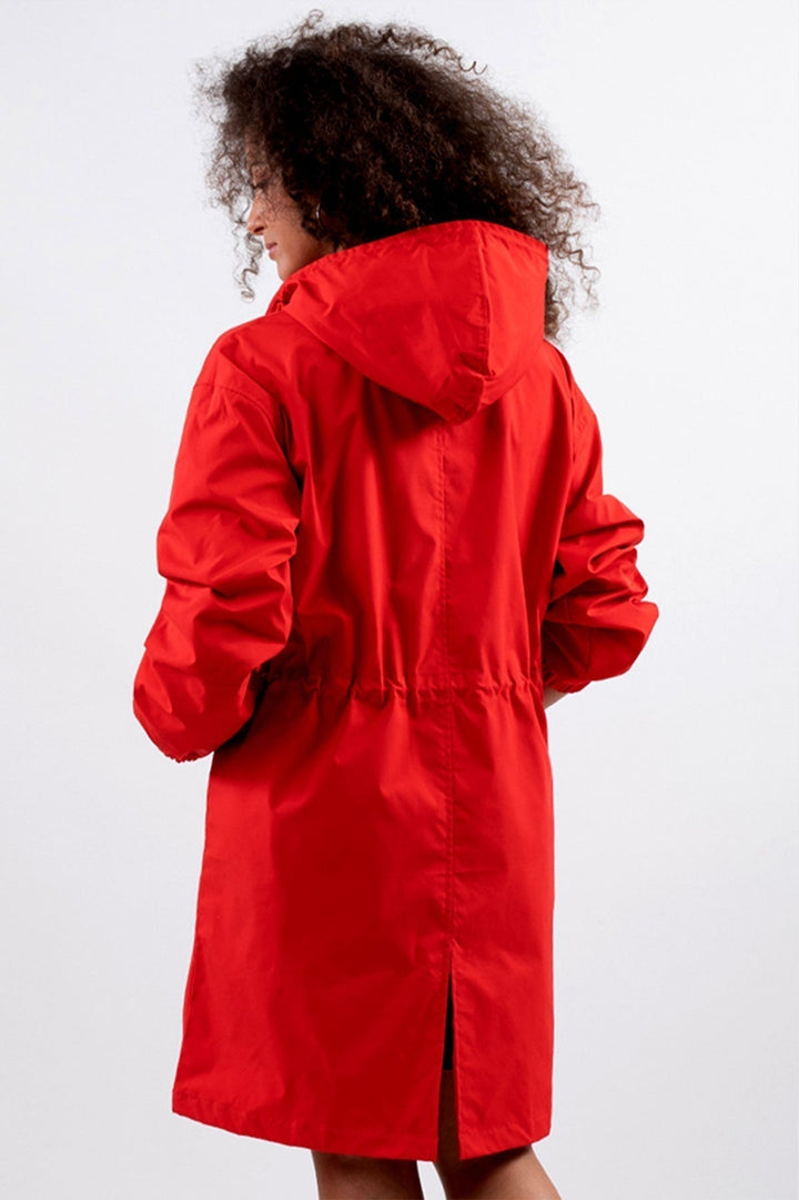 Giacca Donna Impermeabile Oversize con Cappuccio Outdoor