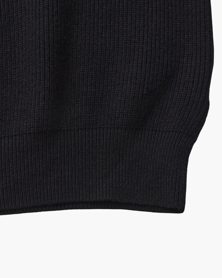 Pullover Uomo Mezzo Zip Maglia Tecnica Strutturata