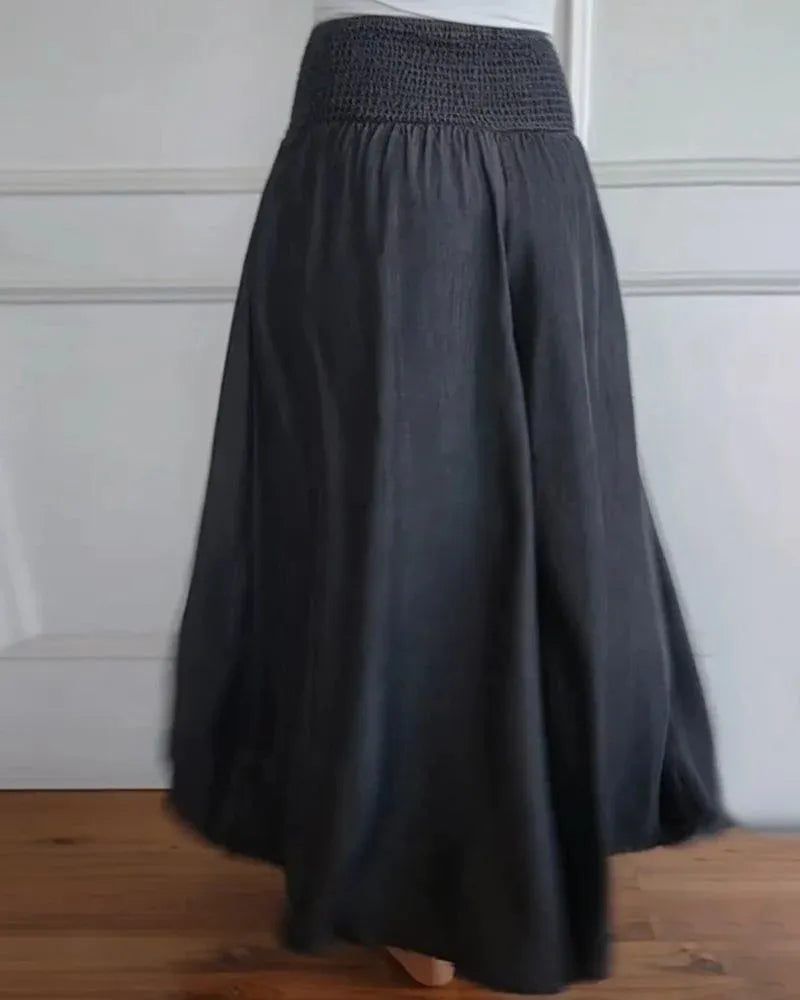 Pantaloni Culottes Donna Leggeri Larghi Comodi
