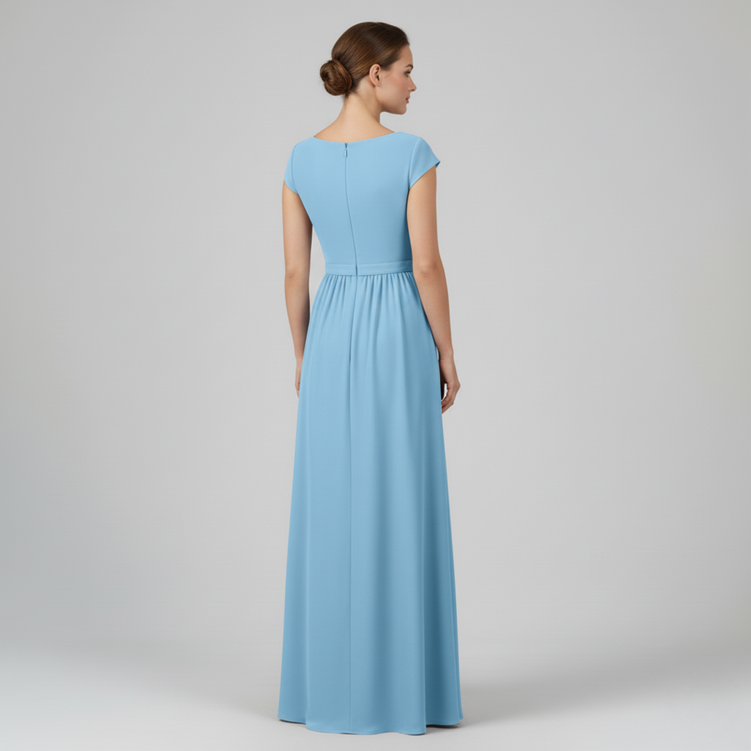 Abito Lungo Donna Fluido Elegante