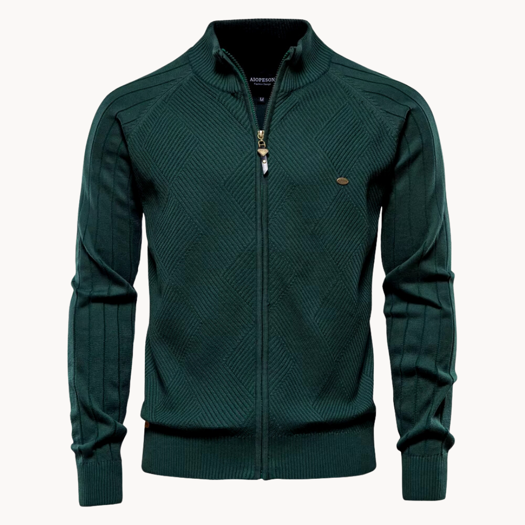 Giacca Uomo Ibrida con Zip Stile Moderno