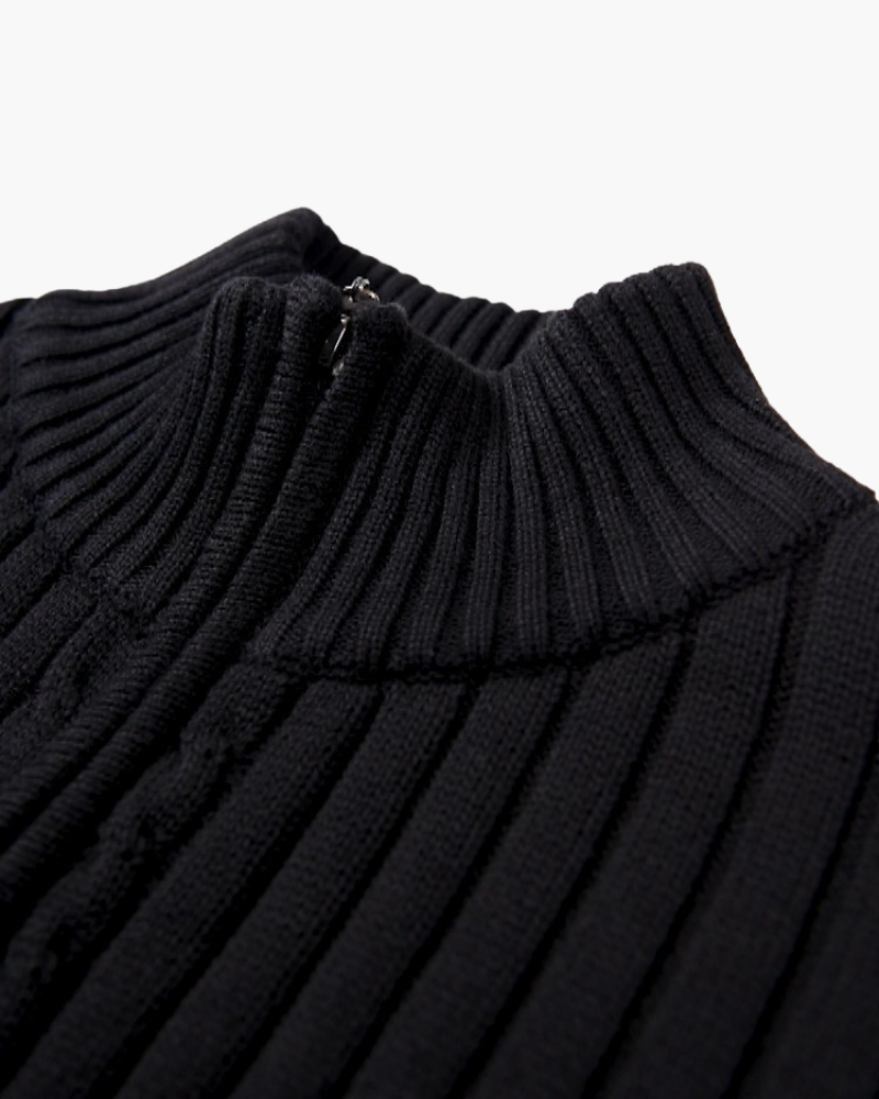Gilet Uomo con Zip Tessuto Morbido Vestibilità Classica