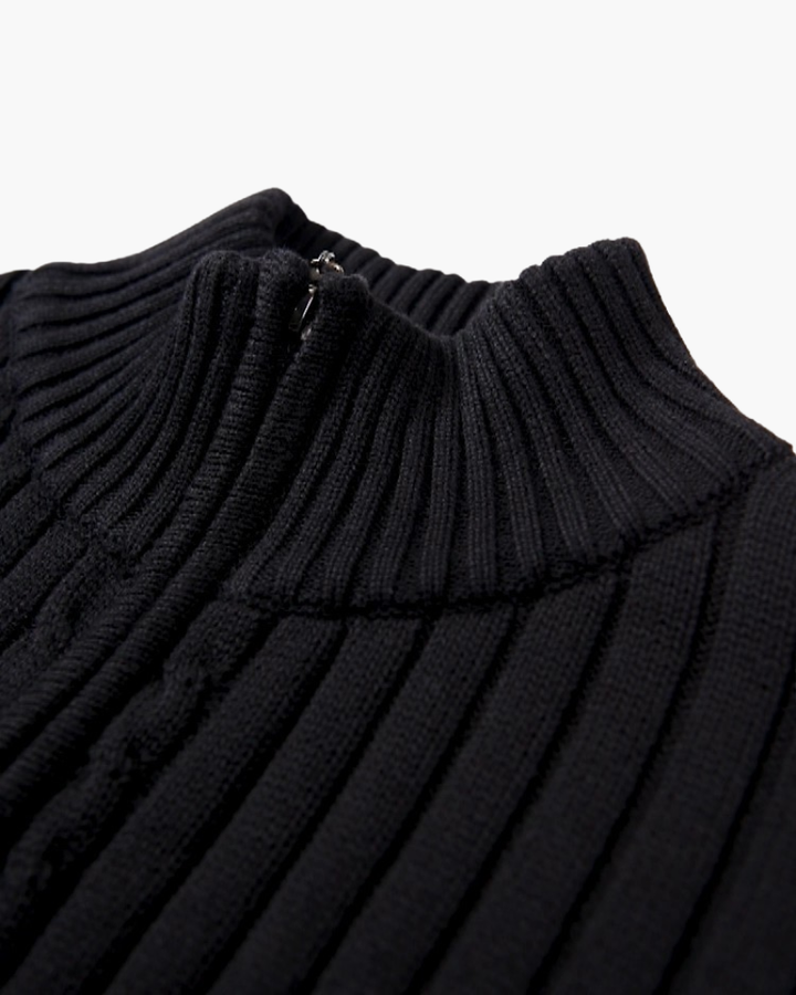 Gilet Uomo con Zip Tessuto Morbido Vestibilità Classica
